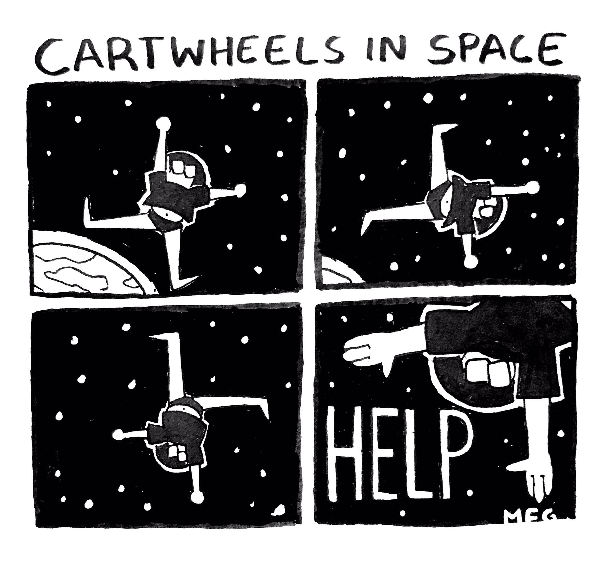 cartwheels in space