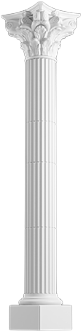 a white column